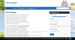 Desktop Screenshot of fahrradtraeger.org