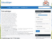 Tablet Screenshot of fahrradtraeger.org